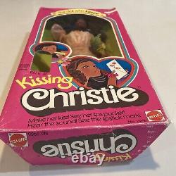 Christie Kissing Christie Barbie Doll Vintage 1978 AA Black Barbie Mattel 2955