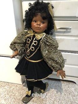 Chyna-Beautiful Black African American 27 Tall Porcelain Doll By Diana Rubert