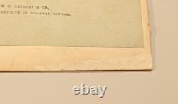 Civil War Stereoview Photo African American Black Soldiers Dutch Gap 16th NY