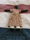 Civil war era- African American doll-13 inches-flower Dress