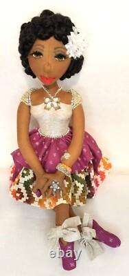Clearance Sale 12'' African-American-Black-Dolls -#Doll #African-#handmade
