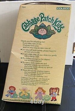 Coleco 3900 1983 Cabbage Patch Kids Doll Double Pony NIB Black African American