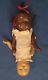 Composition Topsy Turvy Doll African American Black and White Caucasian 2 Headed