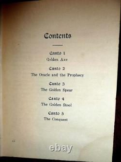 Conquest of Coomassie Ashanti African American Black Nationalist Poem 1923 1stEd