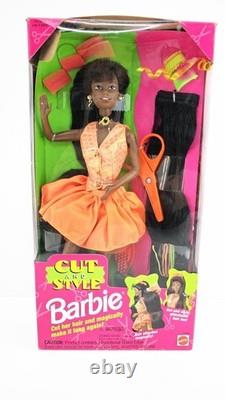 Cut And Style Barbie African-American Black Doll Mattel 1994 HTF Rare NRFB NEW