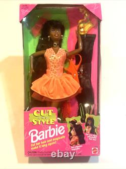 Cut & Style Barbie African American Black Doll Mattel 1994 HTF Rare NRFB New