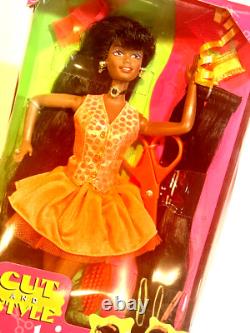 Cut & Style Barbie African American Black Doll Mattel 1994 HTF Rare NRFB New