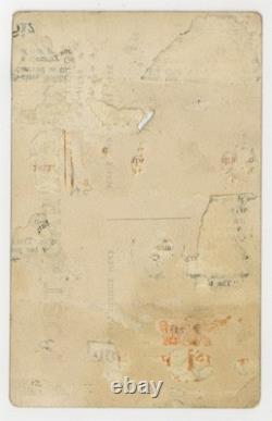 Dapper African American Man In Tuxedo 1910 Tall Black Smoking Jacket Bowtie RPPC