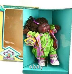 Designer Line Cabbage Patch Girl Black African American Kid Doll 3520 With Box