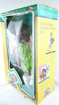 Designer Line Cabbage Patch Girl Black African American Kid Doll 3520 With Box