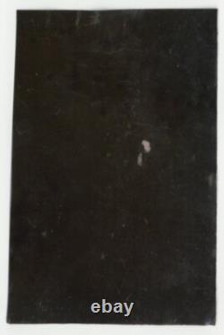 Distinguished African American Lady 1870 Black Female Long Dress Tintype Photo