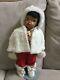 Doll Terri Lee Brunette Painted Plastic Straight Black Mannequin Wig Tag 1940s