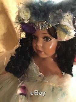 Donna Rubert Jewel Aa Black 34 Sitting Doll Exquisite Very Rare Htf Offer$500