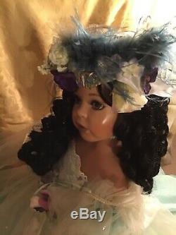 Donna Rubert Jewel Aa Black 34 Sitting Doll Exquisite Very Rare Htf Offer$500