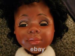 EEGEE Vintage 31-Inch African American Annette Doll 31E Circa 1970 VERY RARE