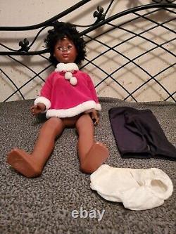 EEGEE Vintage 31-Inch African American Annette Doll 31E Circa 1970 VERY RARE