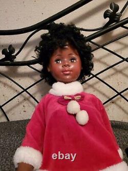 EEGEE Vintage 31-Inch African American Annette Doll 31E Circa 1970 VERY RARE