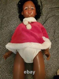 EEGEE Vintage 31-Inch African American Annette Doll 31E Circa 1970 VERY RARE