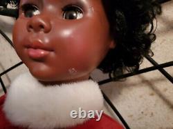 EEGEE Vintage 31-Inch African American Annette Doll 31E Circa 1970 VERY RARE