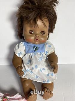 EFFANBEE Baby Doll Black African American Sleepy Eyes 1969/6569#