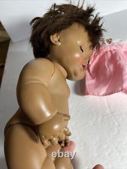 EFFANBEE Baby Doll Black African American Sleepy Eyes 1969/6569#