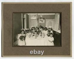 Easter Celebration, Large Antique 20s African American Folder Photo