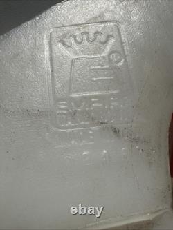 Empire 41 African American Black Santa Claus Blow Mold With Stocking RARE