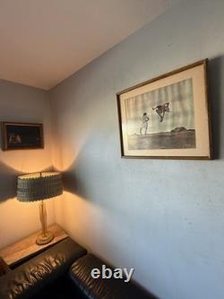 Ernie Barnes Vintage Black African American Figurative Landscape Lithograph 1960