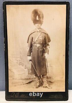 Famous US Marshal Bass Reeves Black African American Cabinet Card Photo