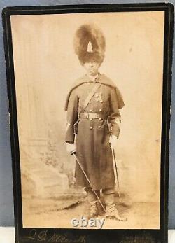 Famous US Marshal Bass Reeves Black African American Cabinet Card Photo