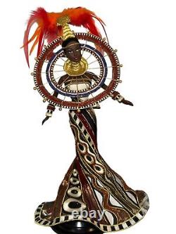 Fantasy Goddess of Africa Barbie Bob Mackie 2nd in Series With Signed Drawing
