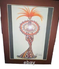 Fantasy Goddess of Africa Barbie Bob Mackie 2nd in Series With Signed Drawing