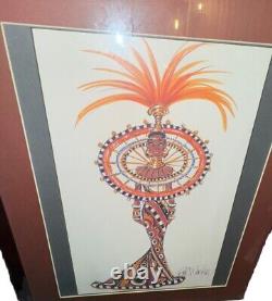 Fantasy Goddess of Africa Barbie Bob Mackie 2nd in Series With Signed Drawing