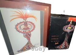 Fantasy Goddess of Africa Barbie Bob Mackie 2nd in Series With Signed Drawing
