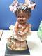 Figurine Baby Child Black African American w Ponytails and Toys 15 inch