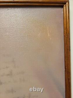 Fine Vintage KAMAL MATEEN AFRICAN AMERICAN Oil on Canvas Black Children Reading