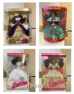 Four Black/African American Barbies NRFB See Pics Free Shipping