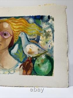 Fred Jones PAINTING BLACK AMERICANA Mid Century AFRICAN AMERICAN ARTIST FAMOUS