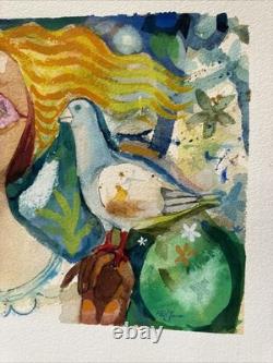 Fred Jones PAINTING BLACK AMERICANA Mid Century AFRICAN AMERICAN ARTIST FAMOUS