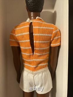 Free Moving Curtis Black AA Ken Doll. 1974 Mattel. Original Clothes Vintage