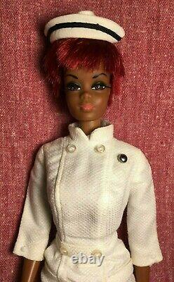 Free Ship Vintage Julia Barbie Mattel Black African American Twist & Turn 1966