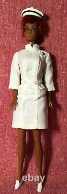 Free Ship Vintage Julia Barbie Mattel Black African American Twist & Turn 1966