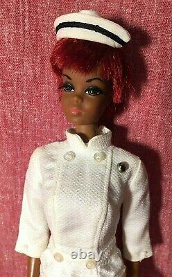 Free Ship Vintage Julia Barbie Mattel Black African American Twist & Turn 1966