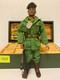 GI OE ACTION SOLDIER (AFRICAN AMERICAN) BLACK With ORIGINAL GREEN BERET UNIFORM 66