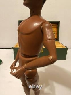 GI OE ACTION SOLDIER (AFRICAN AMERICAN) BLACK With ORIGINAL GREEN BERET UNIFORM 66