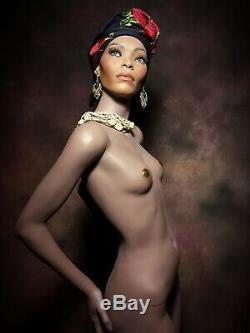 GRENEKER Mannequin African American Black Female Full Realistic Glass Eyes Vtg