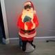 General Foam Vintage African American Black Santa Blow Mold 33 Tall