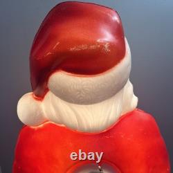 General Foam Vintage African American Black Santa Blow Mold 33 Tall