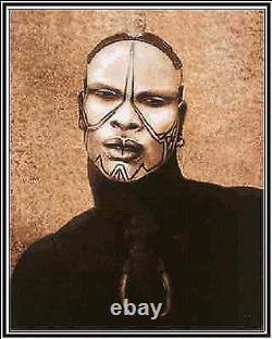 Gentle Giant, an African American, Black Art Print by Michael Anthony Brown