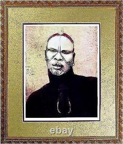 Gentle Giant, an African American, Black Art Print by Michael Anthony Brown
